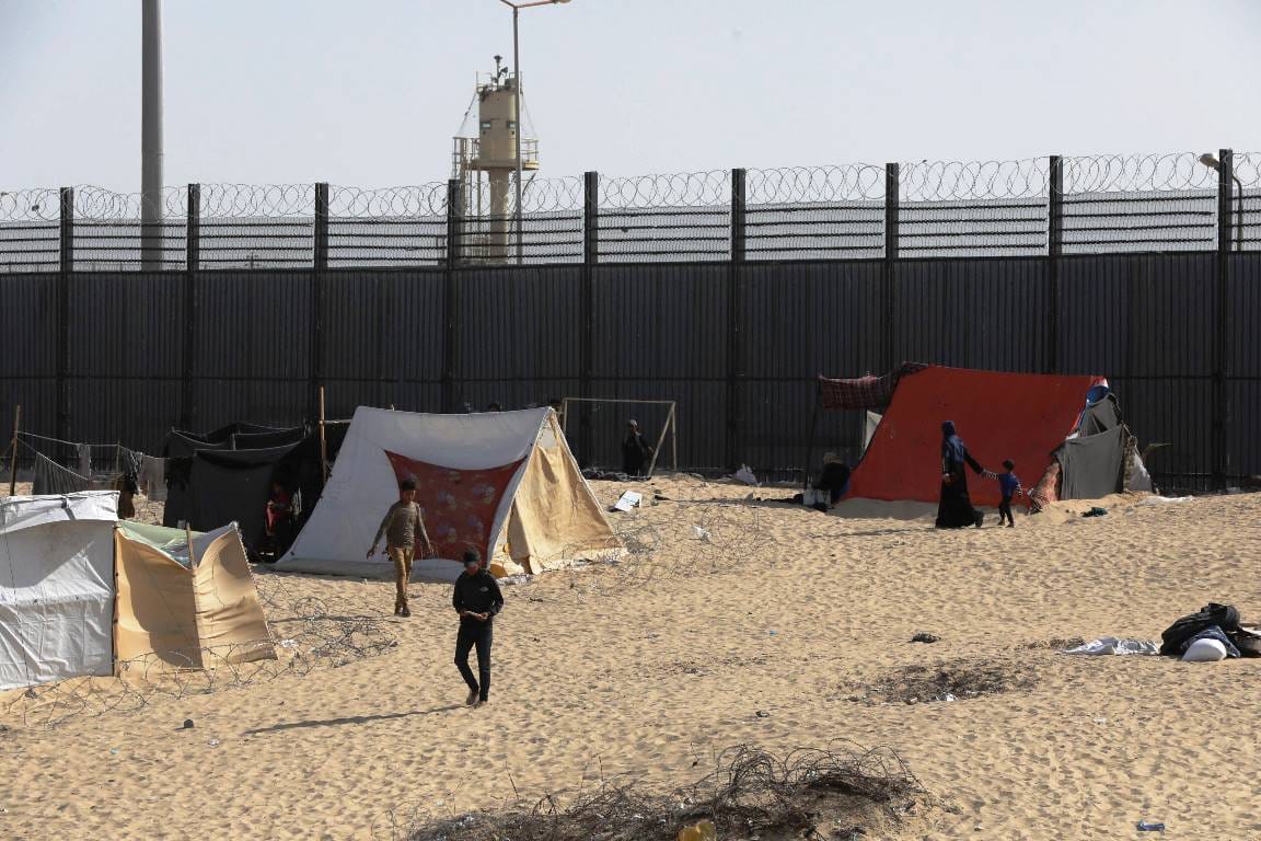 Der Philadelphi-Korridor verläuft entlang der Grenze zwischen dem Gazastreifen und Ägypten. (© imago images/APAimages)