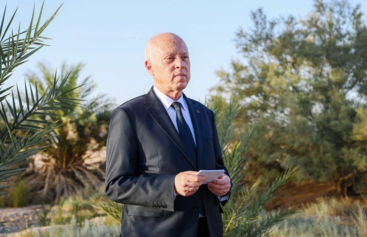 Kais Saied, Tunesiens Präsident. (© imago images/Xinhua)