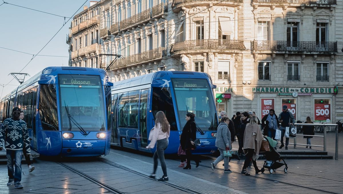 In Montpelliers Straßenbahn kam es zu dem Angriff, den der Täter bloß als Israelkritik verstanden wissen wollte