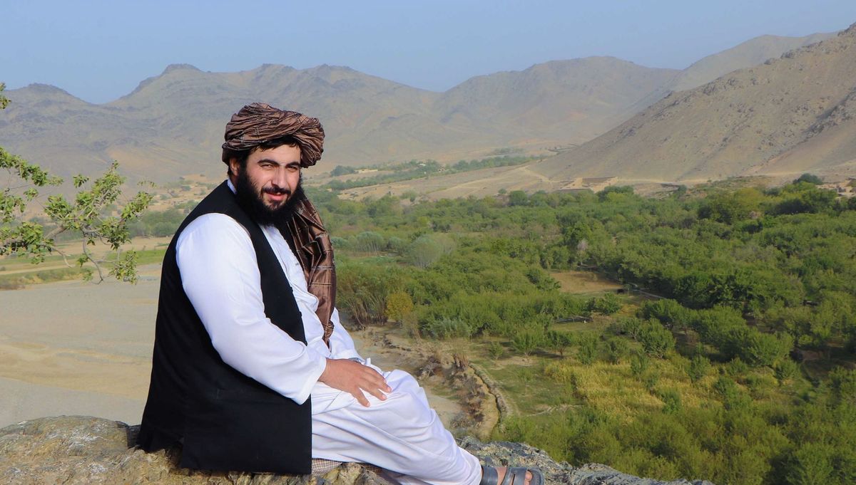 Der stellvertretende Sprecher der Taliban-Regierung Hamdullah Fitrat