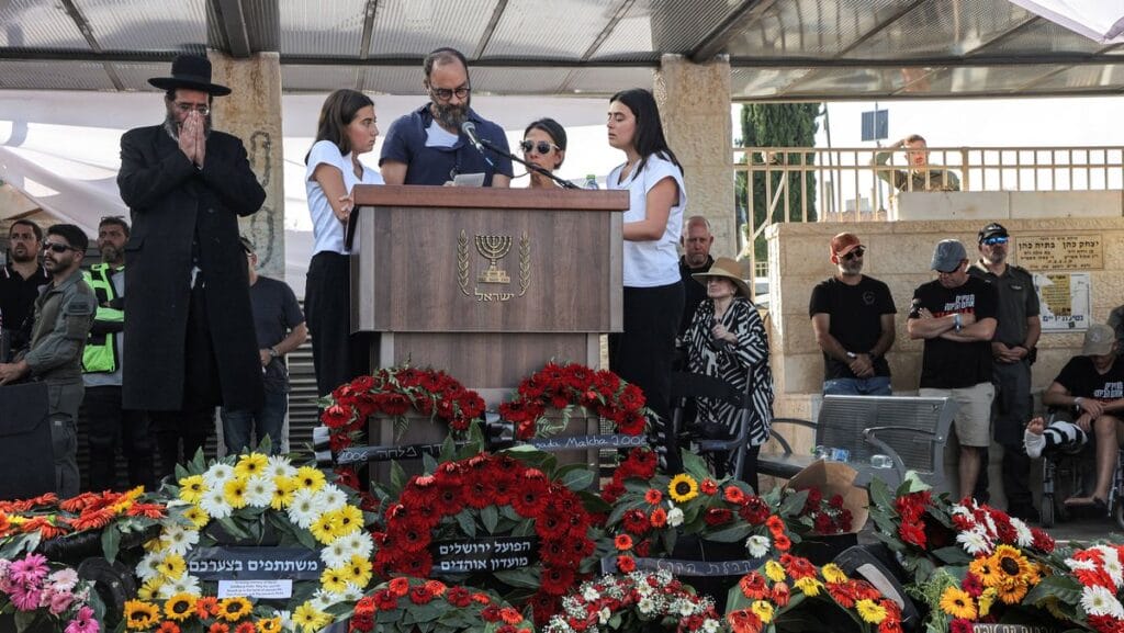 Trauerfeier für die von der Hamas ermordete israelische Geisel Hersh Goldberg-Polin in Jerusalem