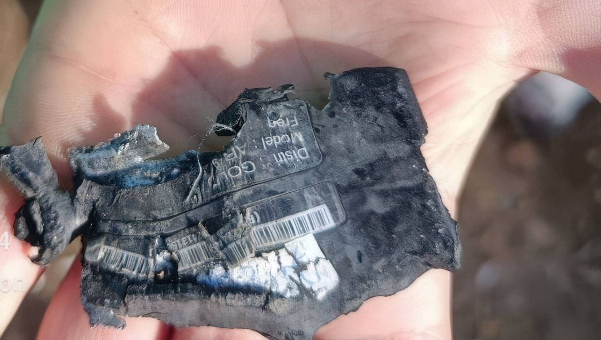Überreste eines explodierten Hisbollah-Pagers