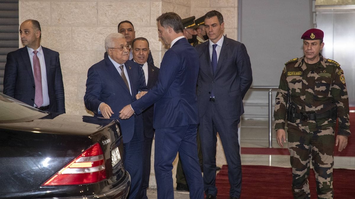 Spaniens Ministerpräsident Sánchez zu Gast beim Präsidenten der Palästinensischen Autonomiebehörde Abbas