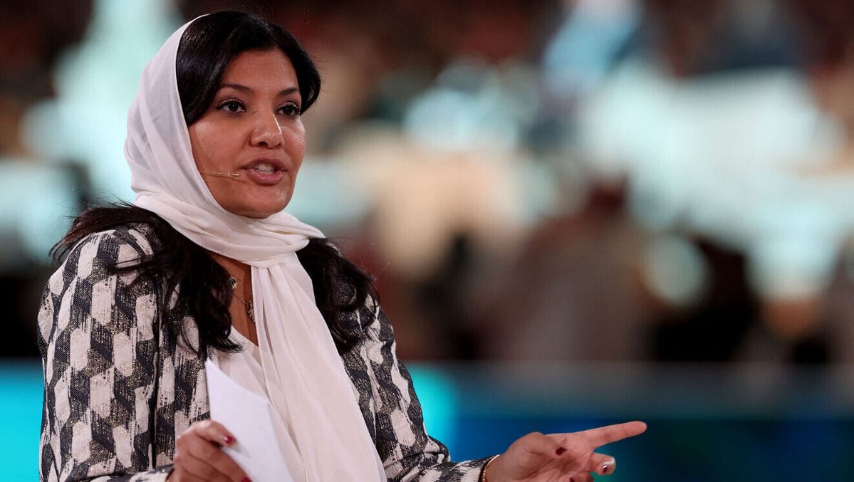 Die saudi-arabische Botschafterin in den Vereinigten Staaten, Reema bint Bandar Al Saud