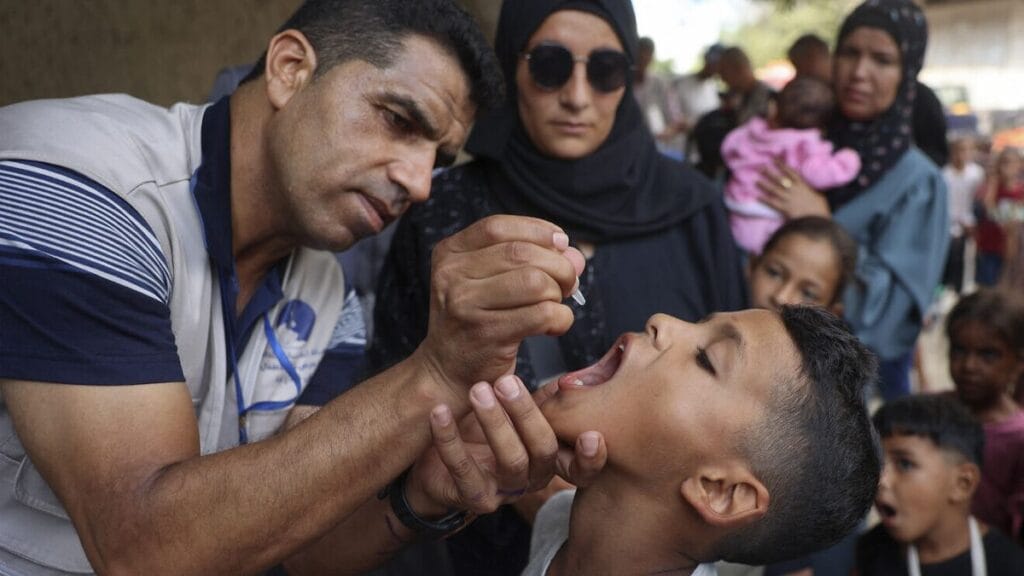 Polio-Impfkampagne der WHO in Gaza ist angelaufen