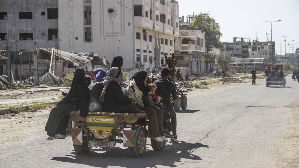 Die Hamas schießt auf Menschen in Gaza, die sich vor den Kämpfen in Sicherheit bringen wollen