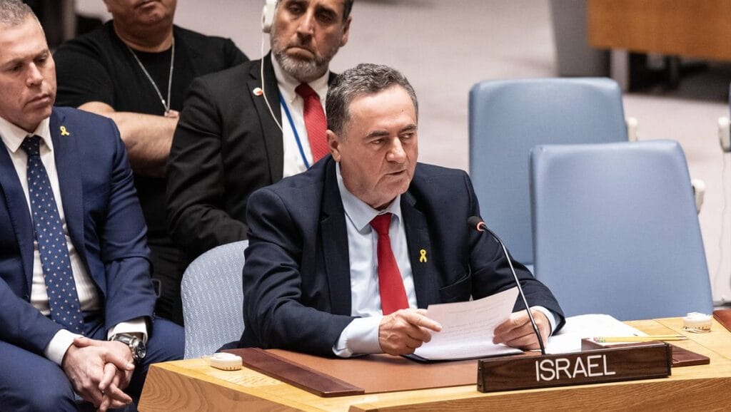 Der israelische Außenminister Israel Katz