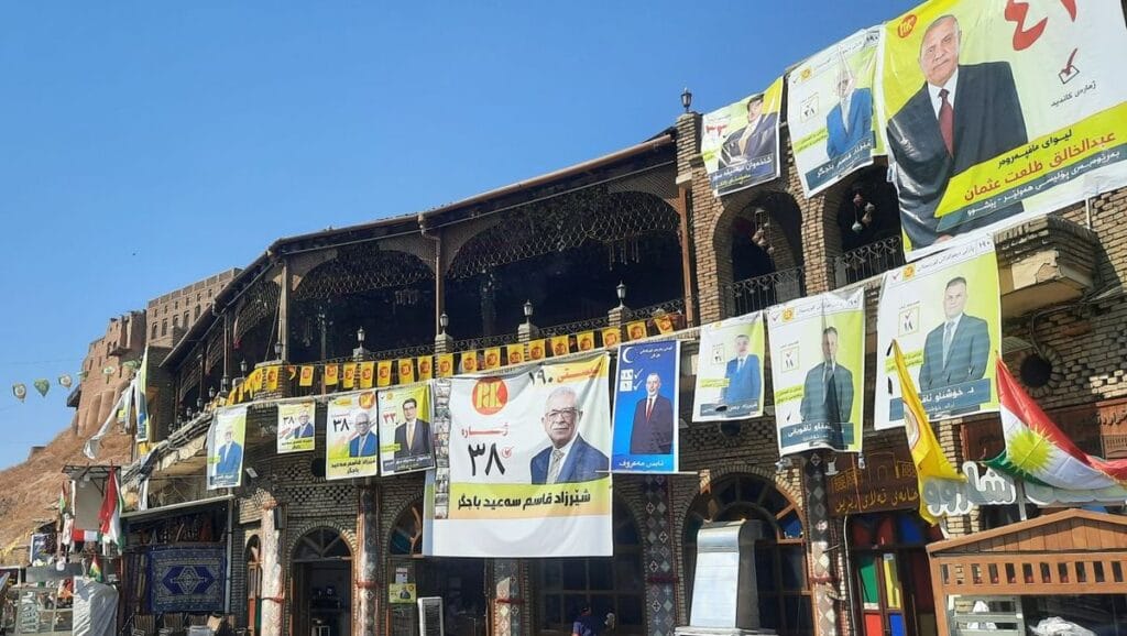 Wahlkampf in Erbil in Irakisch-Kurdistan