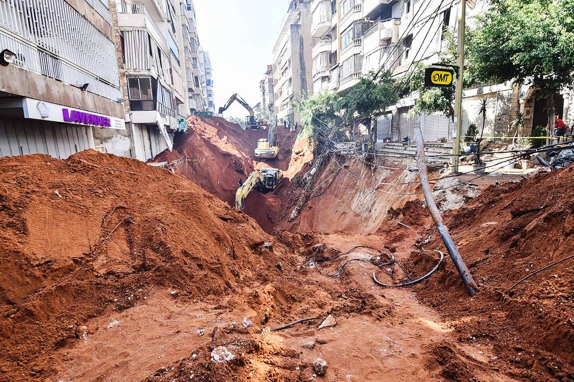 Der israelische Angriff auf Hisbollah-Führer Hassan Nasrallah in einem unterirdischen Bunker hinterließ einen großen Krater. (© imago images/UPI Photo)