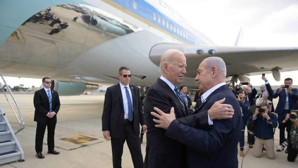 US-Präsident Biden zu Besuch bei Israel Premier Netanjahu