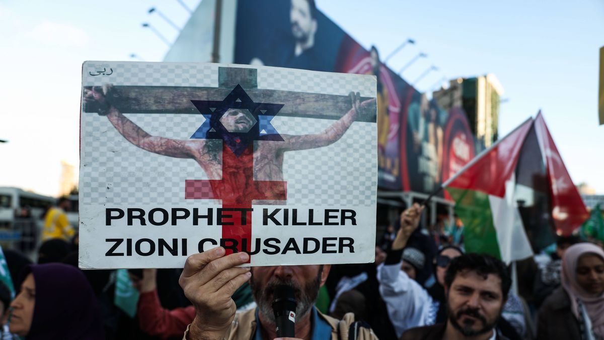 Hamas-Sympathisanten in der Türkei: Antisemtisiche Demonstration in Istanbul