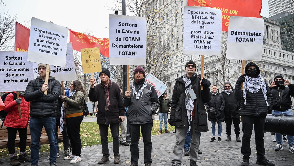 Bei einer Anti-Nato-Demonstration Montreal kam es zu antisemitischen Ausschreitungen