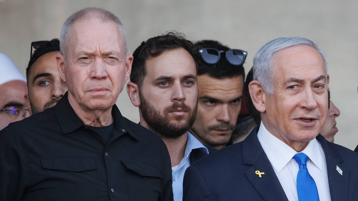 Israels Premierminister Netanjahu und der von ihm entlassene Verteidigungsminister Gallant
