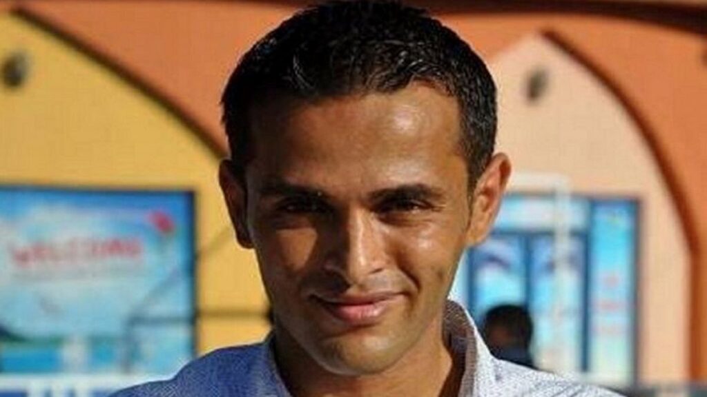 Der Friedensaktivist des Gaza Youth Committee, Rami Aman