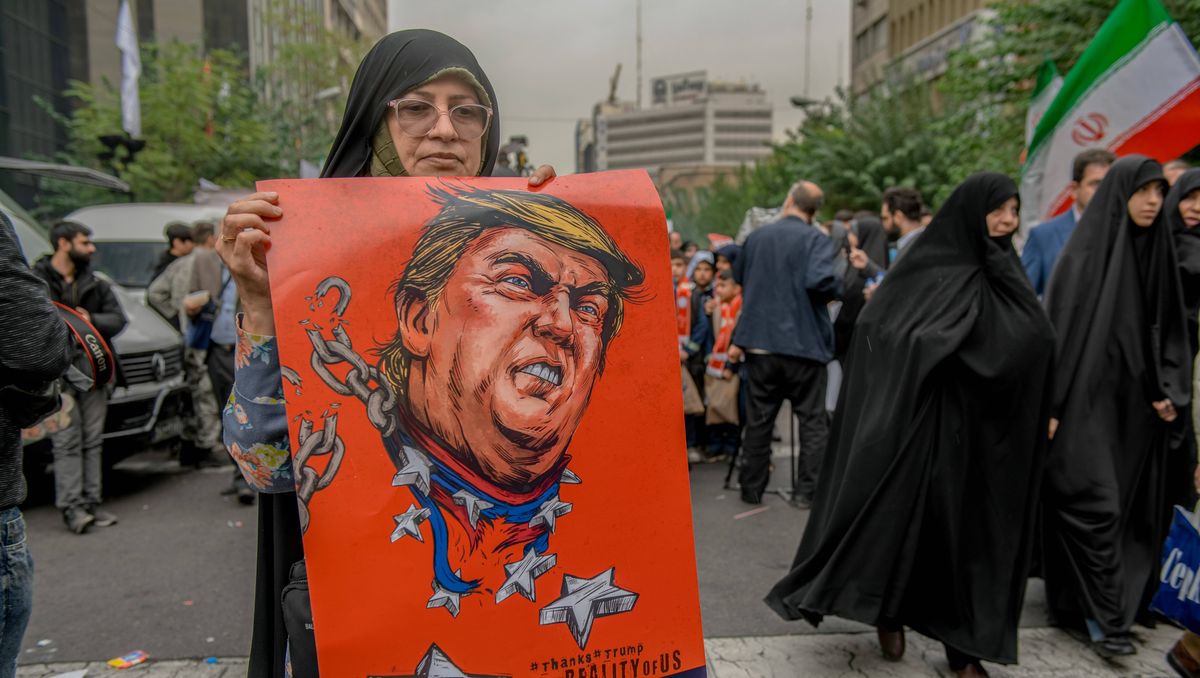 Demonstration gegen Trump in Teheran: Der Iran überzieht den Nahen Osten mit Terror