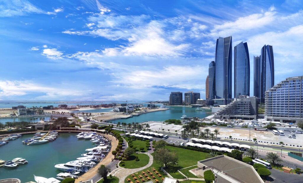 Abu Dhabi, Hauptstadt der Vereinigten Arabischen Emirate. (© imago images/imagebroker)