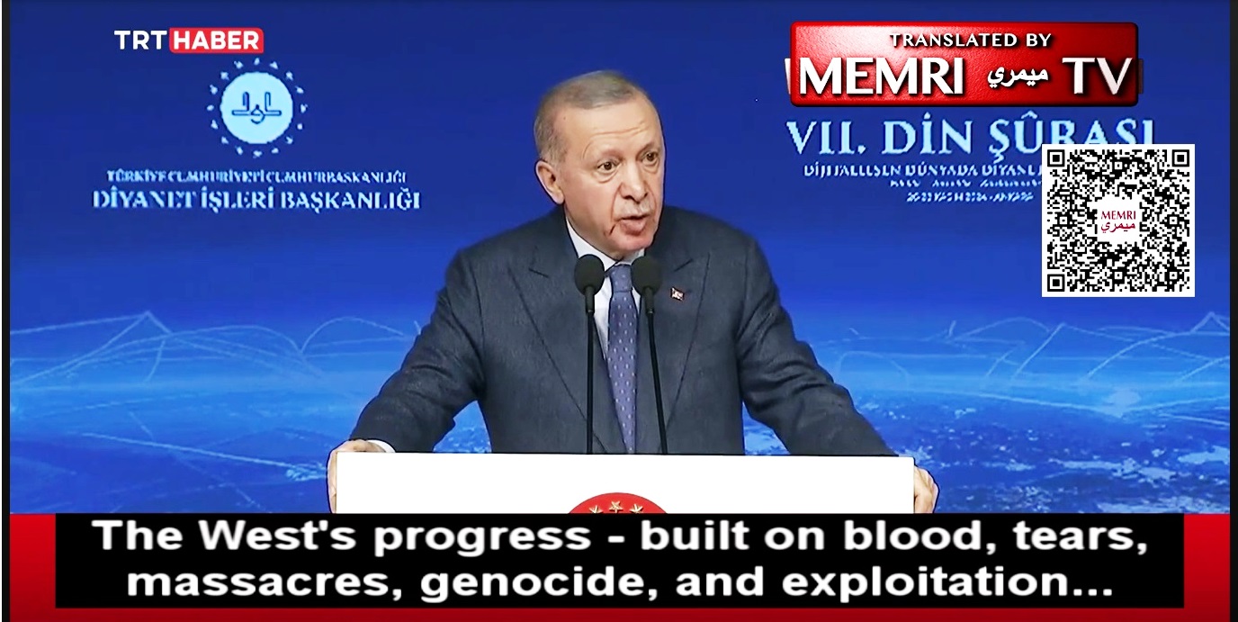 Erdogan prophezeit den Untergang des Westens. (Quelle: MEMRI TV)
