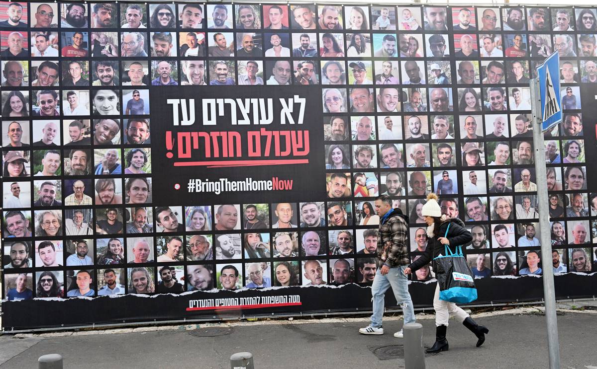 Noch immer befinden sich über 100 Geiseln im Gazastreifen. (© imago images/UPI Photo)