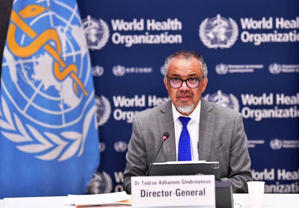 Verkörperung der Doppelmoral der Vereinten Nationen gegenüber Israel: WHO-Chef Tedros Adhanom Ghebreyesus (© imago images/Xinhua)