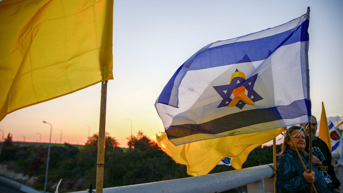 Demonstration in Israel zur Freilassung der Hamas-Geiseln