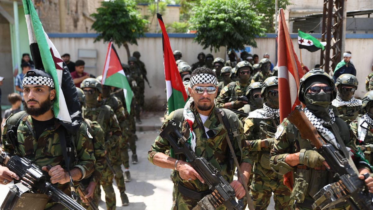 Hamas und ruft syrische Milizen zur weiteren Unterstützung des »palästinensischen Widerstandes« auf