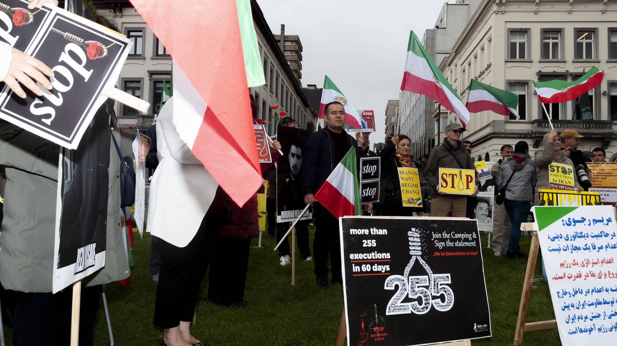 Demonstration gegen die Hinrichtungen im Iran