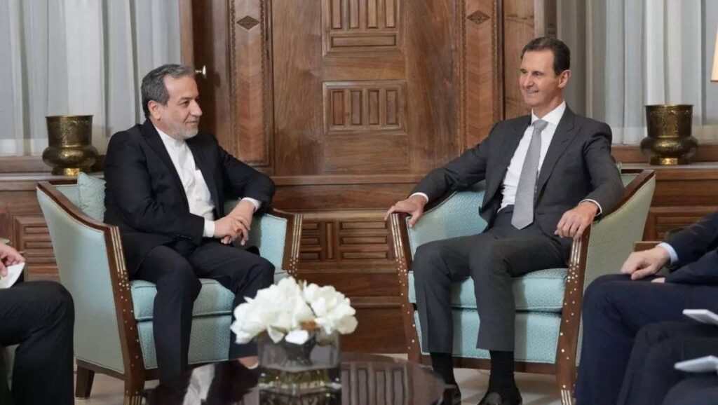 Der iranische Außenminister Araghchi zu Besuch bei Syriens Präsidenten Assad