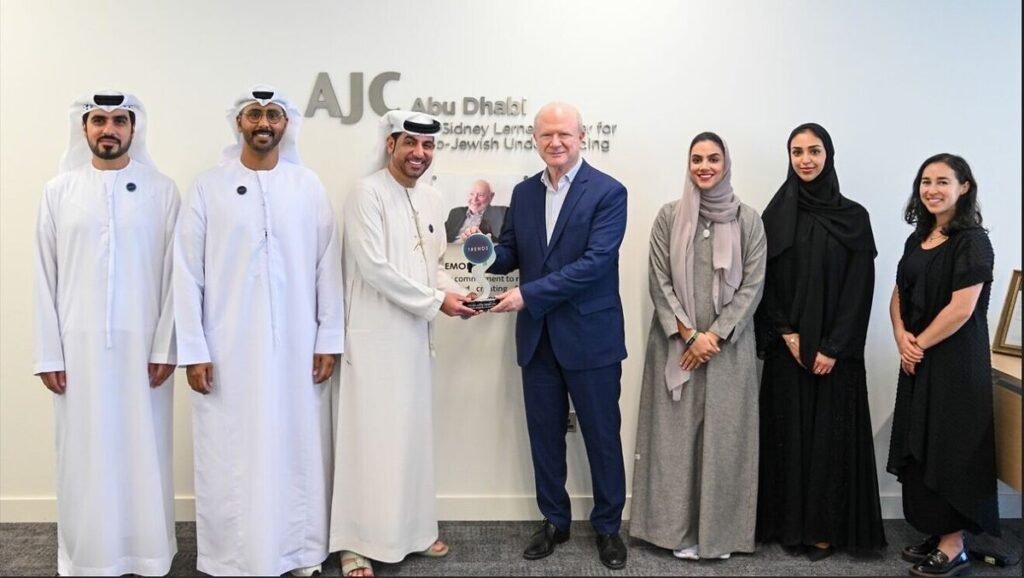 Beziehungen zu Israel stabil: AJC-Direktor Marc Sievers bei einem Treffen mit Funktionären in den Vereinigten Arabischen Emiraten