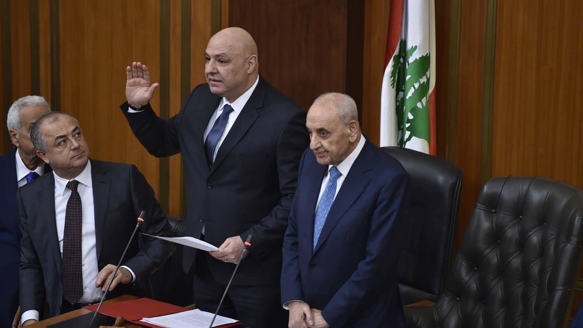 Der neu gewählte Präsident des Libanon, Joseph Aoun, wird vereidigt