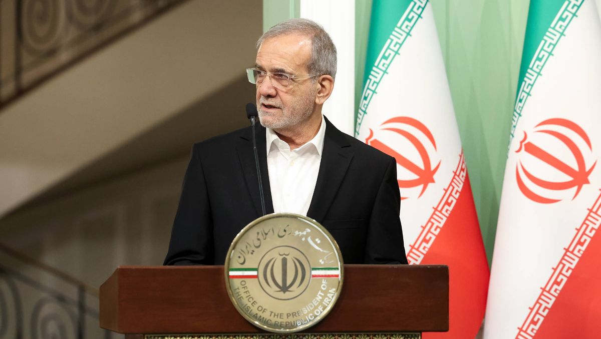 Der iranische Präsident Masoud Peseschkian