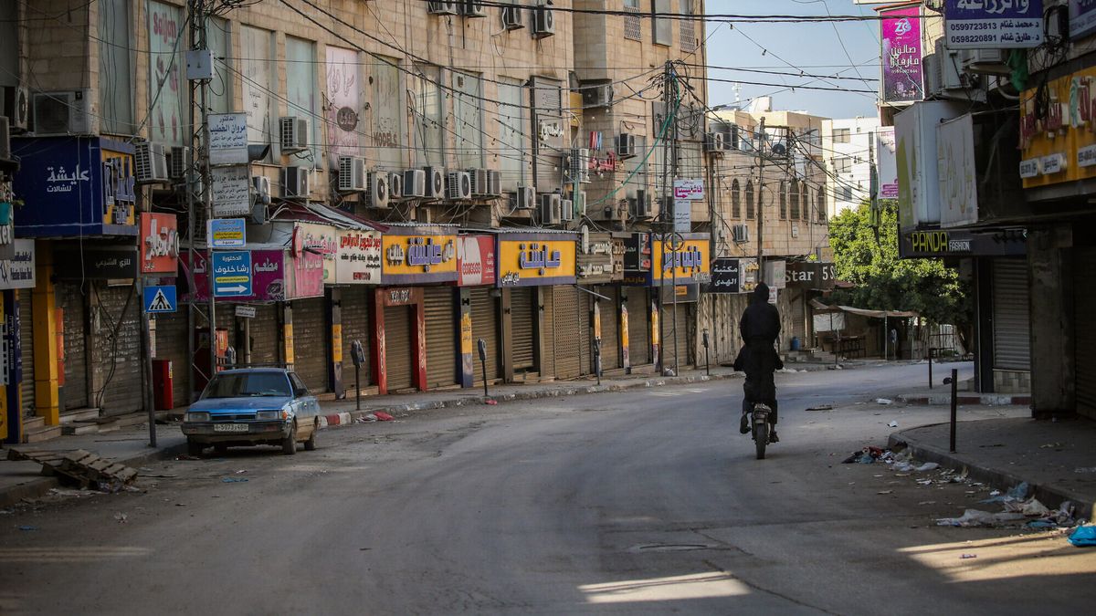 Leere Straßen und geschlossene Geschäfte während der israelischen Antiterror-Operation in Dschenin