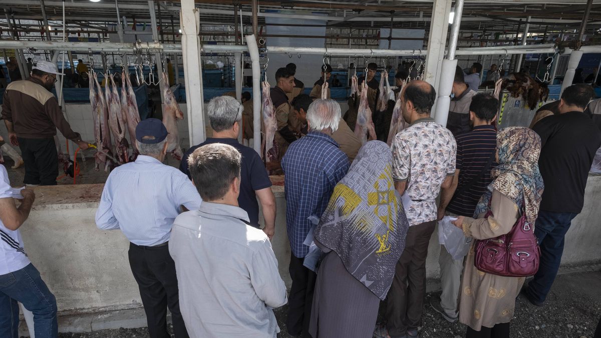 Aufgrund der Wirtschaftskrise wird Fleisch im Iran immer mehr zum Luxusgut
