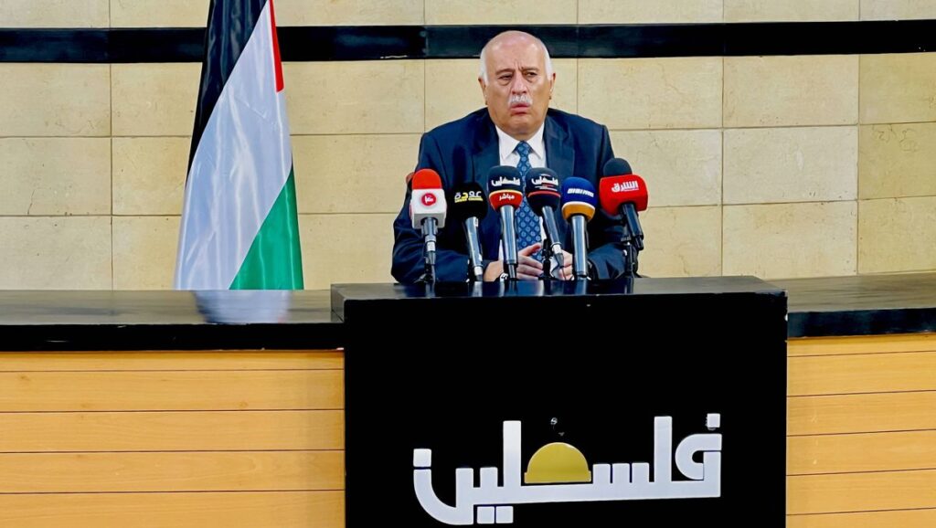 Der hochrangige Fatah-Politiker Jibril Rajoub beschuldigt Israel eines Holocausts im Gazastreifen