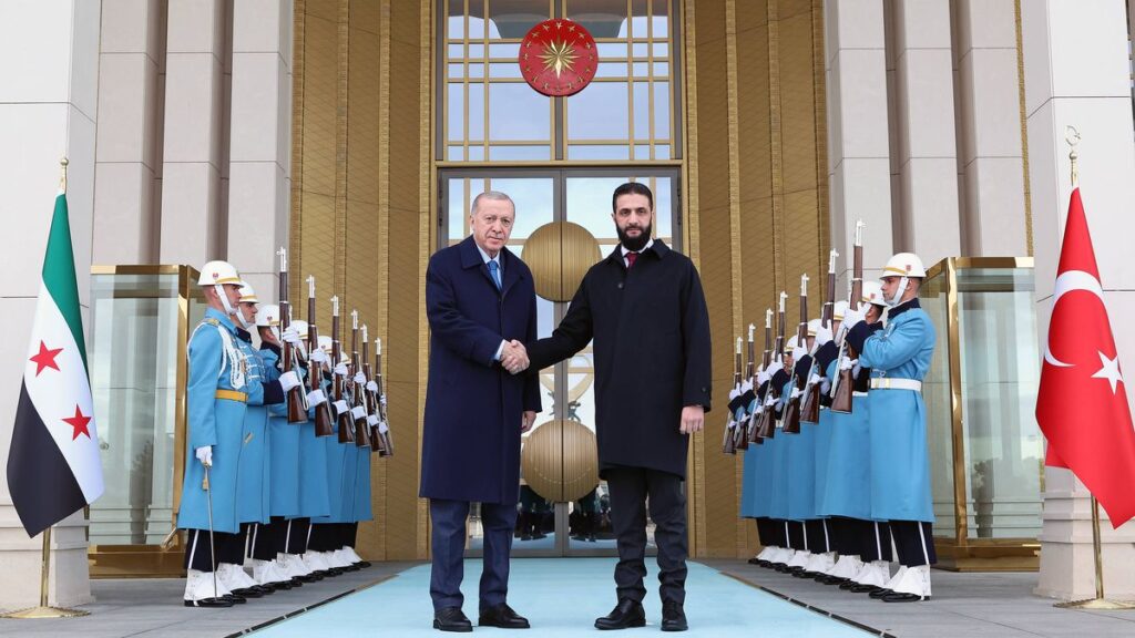 Syriens Übergangspräsident al-Sharaa zu Besuch bei Präsident Erdogan in der Türkei