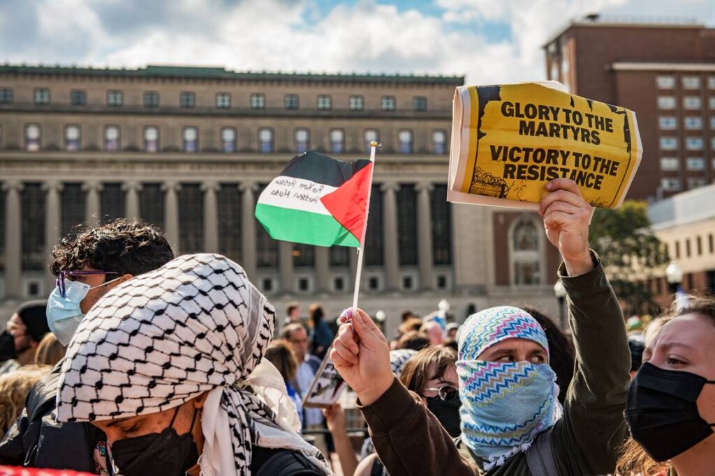 Einer der Hotspots des universitären Antisemitismus: die Columnia University in New York City. (© imago images/SOPA Images)
