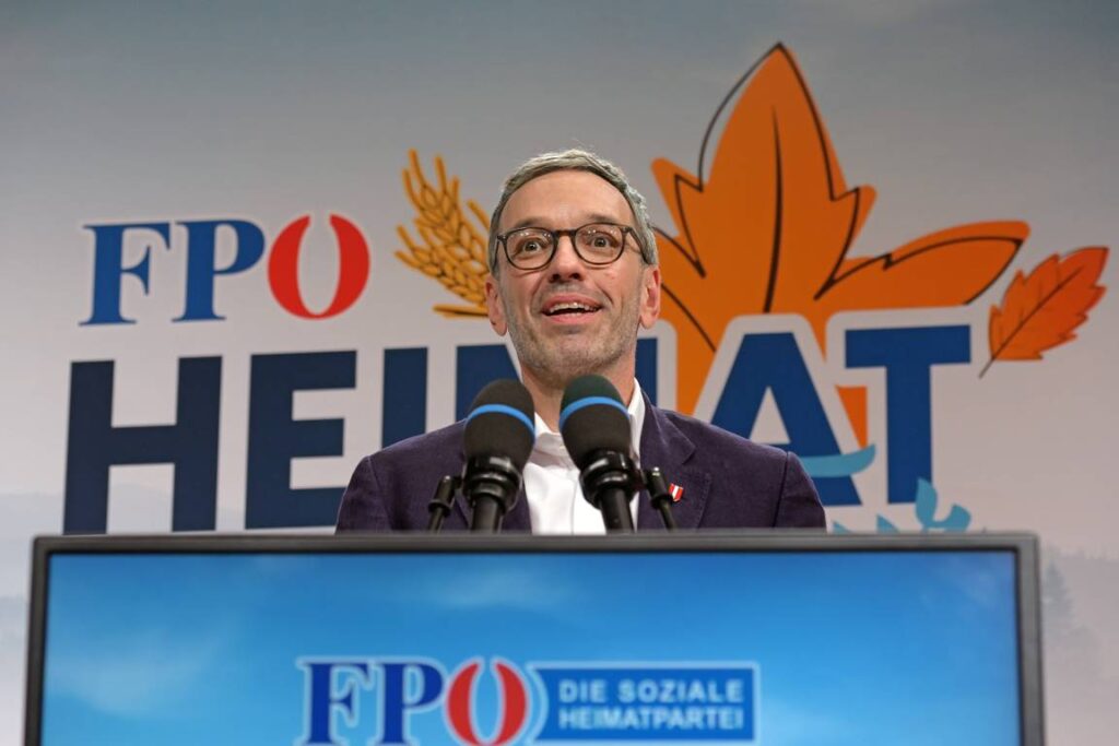 FPÖ-Chef Herbert Kickl. (© imago images/Rudolf Gigler)