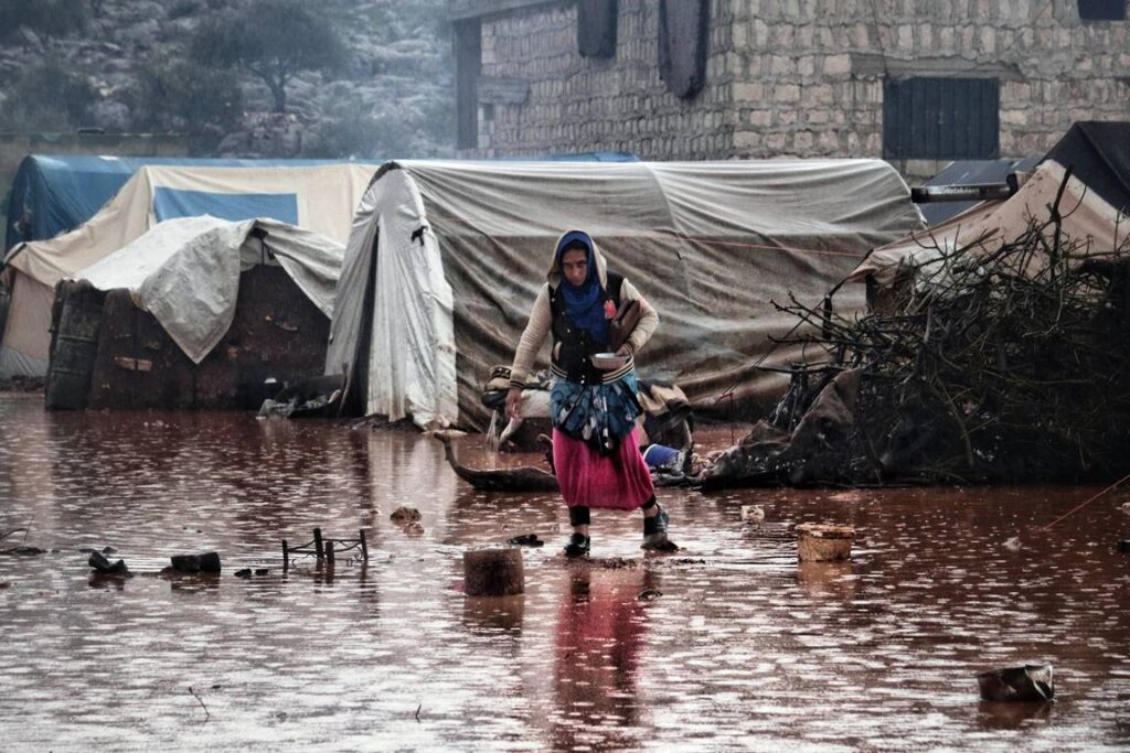Flüchtlingslager in Nordsyrien. (© imago images/ZUMA Press Wire)
