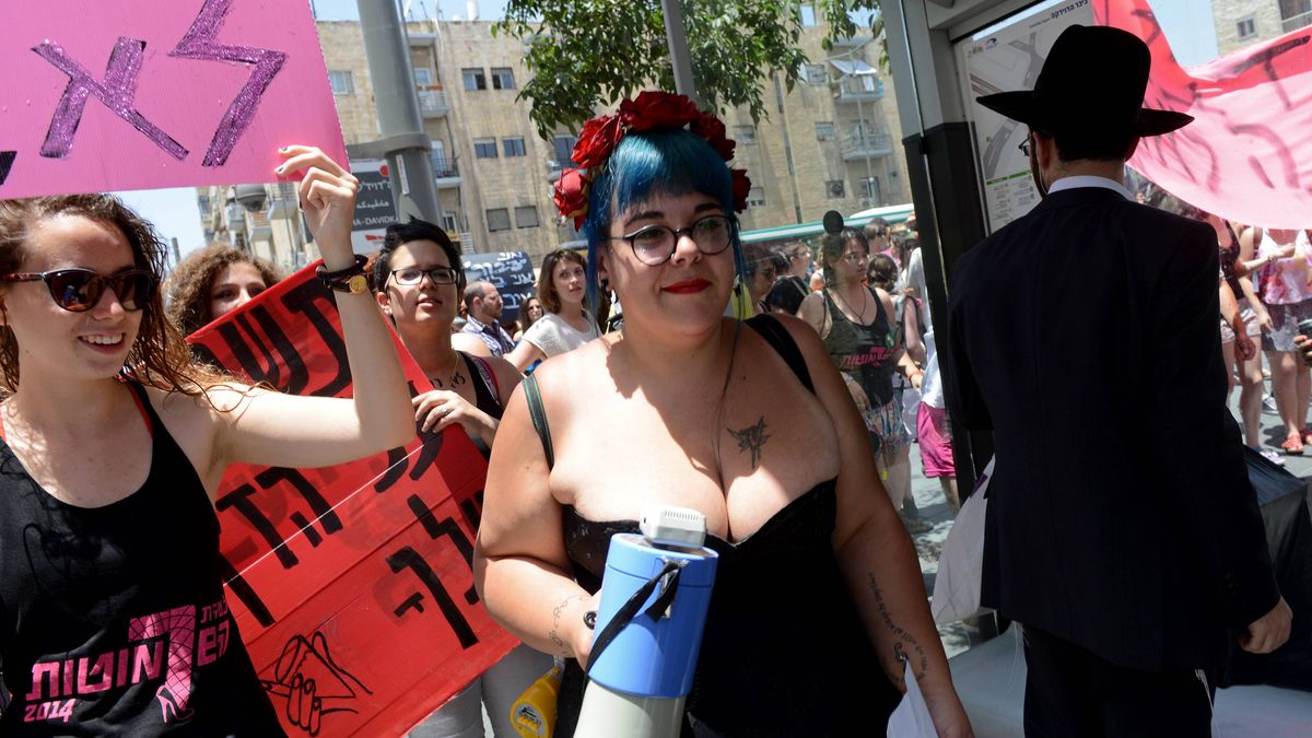 Demonstration für Frauenrechte in der israelischen Hauptstadt Jerusalem