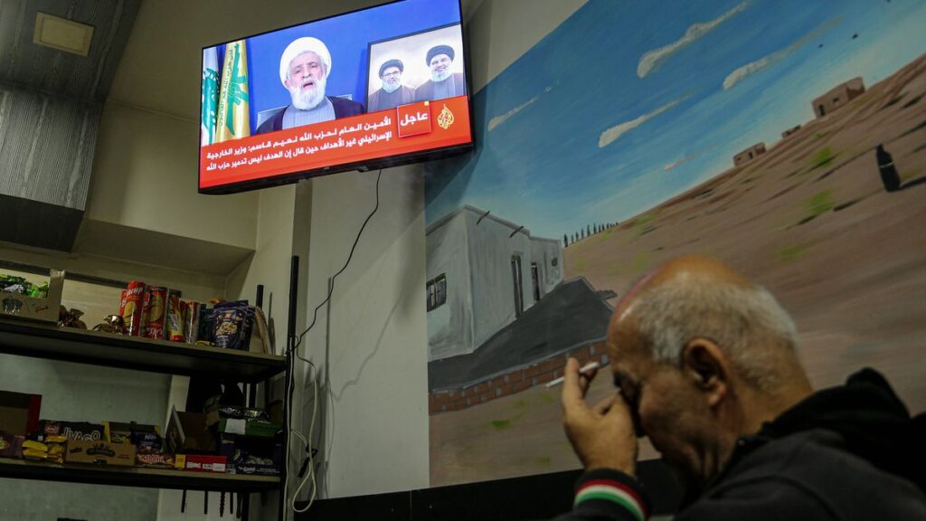 TV-Ansprache von Hisbollah-Chef Naim Qassem