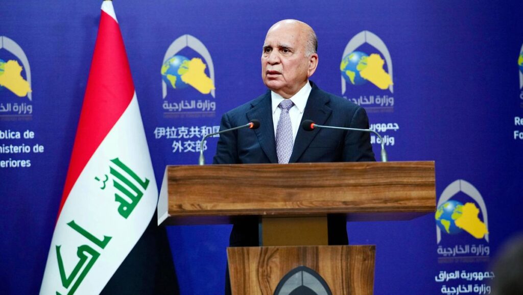Außenminister Fuad Hussein erklärte, dass der Irak kein Teil der sogenannten »Widerstandsachse« sei