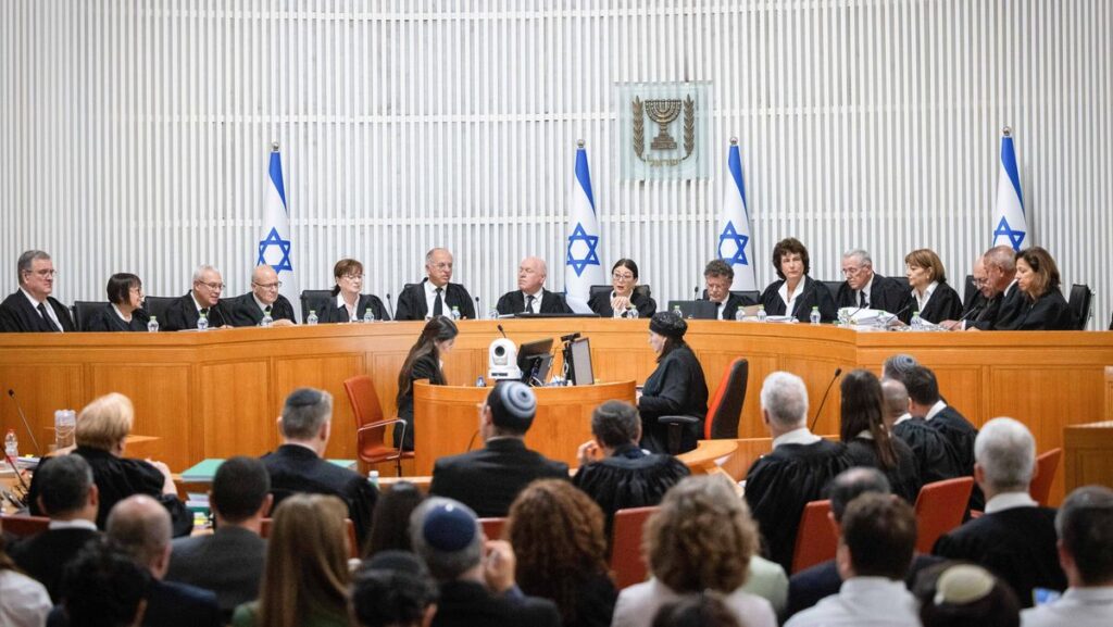 Das neue Gesetz regelt die Bestimmung der Höchstrichter in Israel nach den nächsten Wahlen