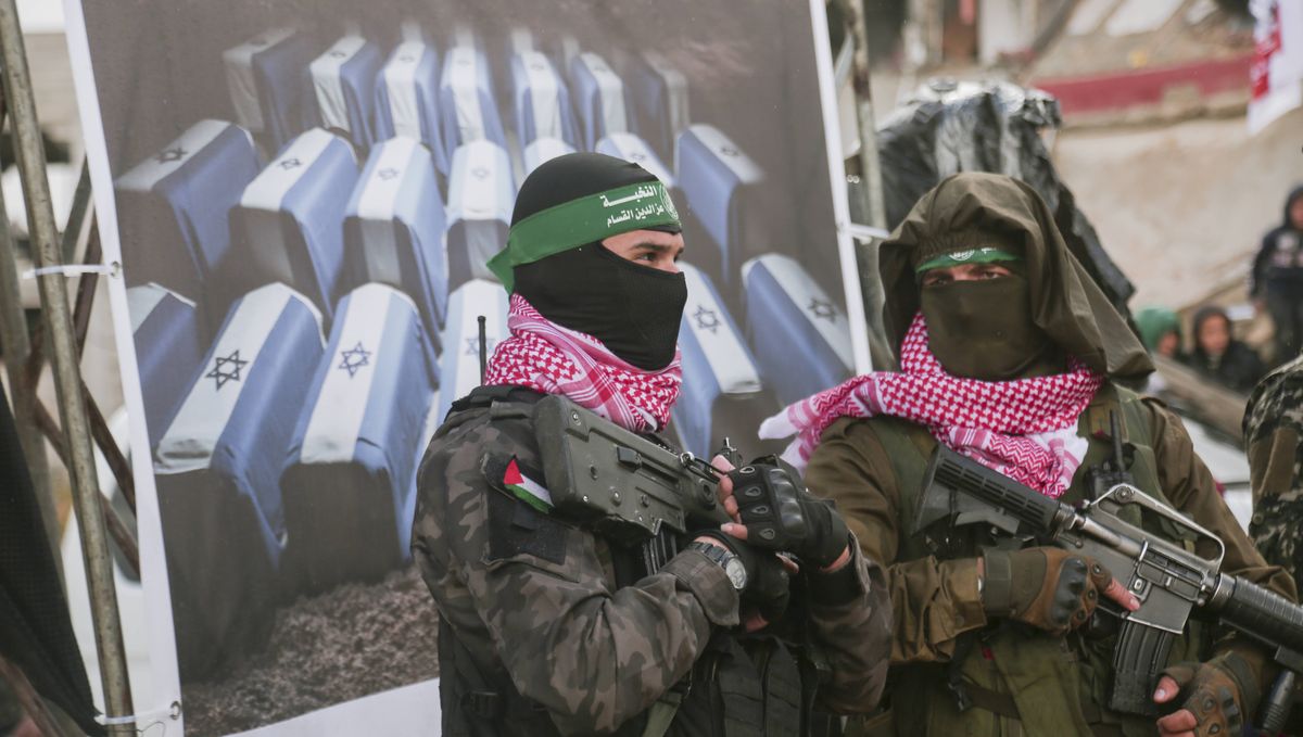 Machen einen großen Teil der Opferzahlen in Gaza aus: Kämpfer der Terrororganisation Hamas