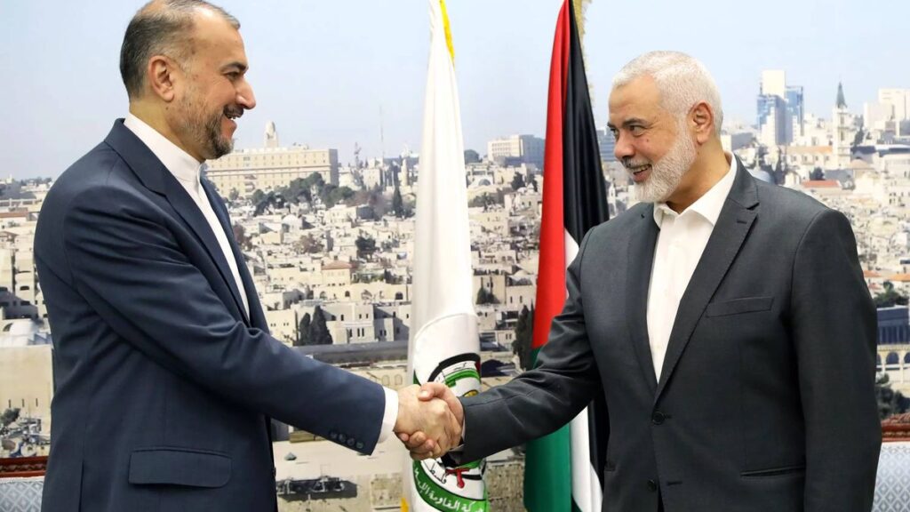 Ehemaliger Hamas Polit-Büro-Chef Haniyeh beim iranischen Ex-Außenminister Abdollahian