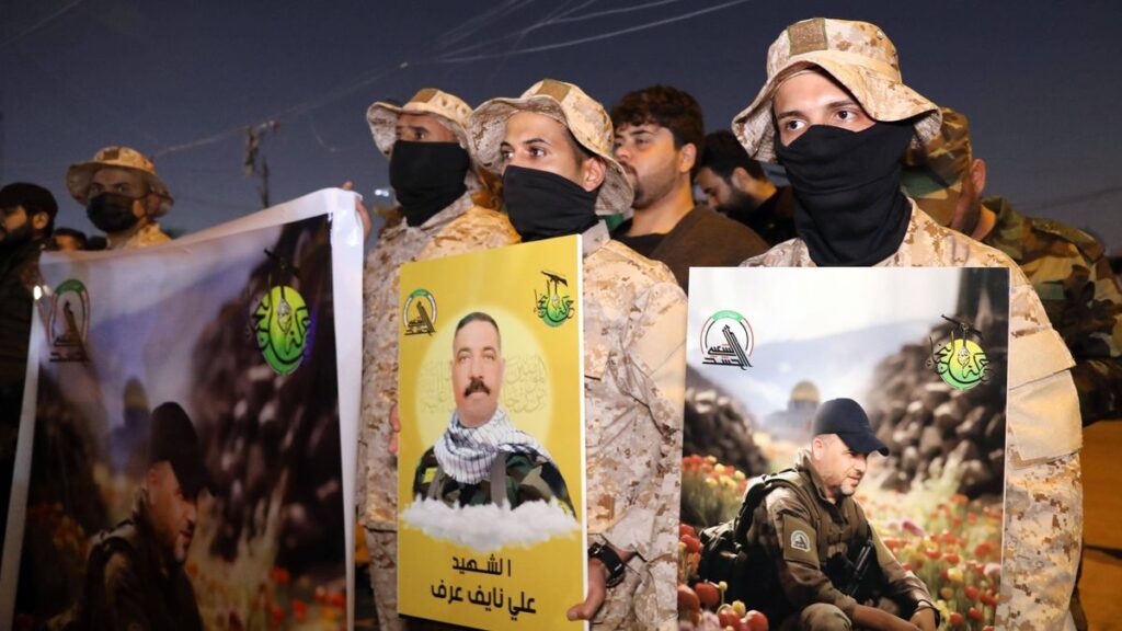 Mitglieder einer der schiitischen Milizen im Irak