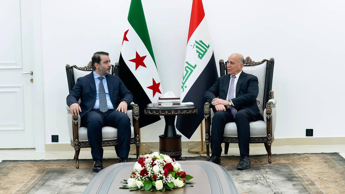 Bereits im März besuchte der syrische Außenminister al-Shaibani seinen irakischen Amtskollegen Hussein in Bagdad