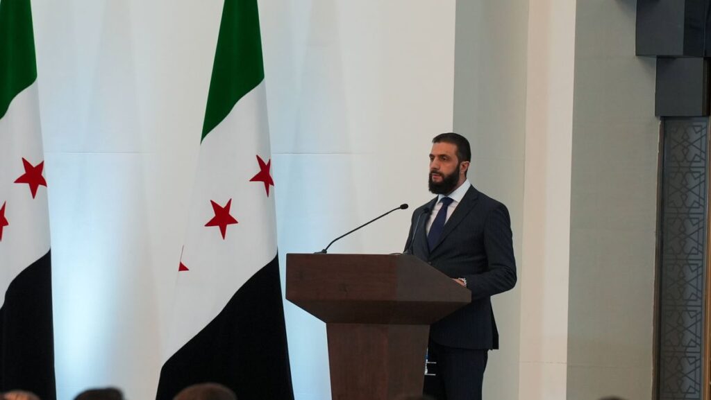 Versucht sich moderat zu geben: Syriens Präsident Ahmed al-Sharaa