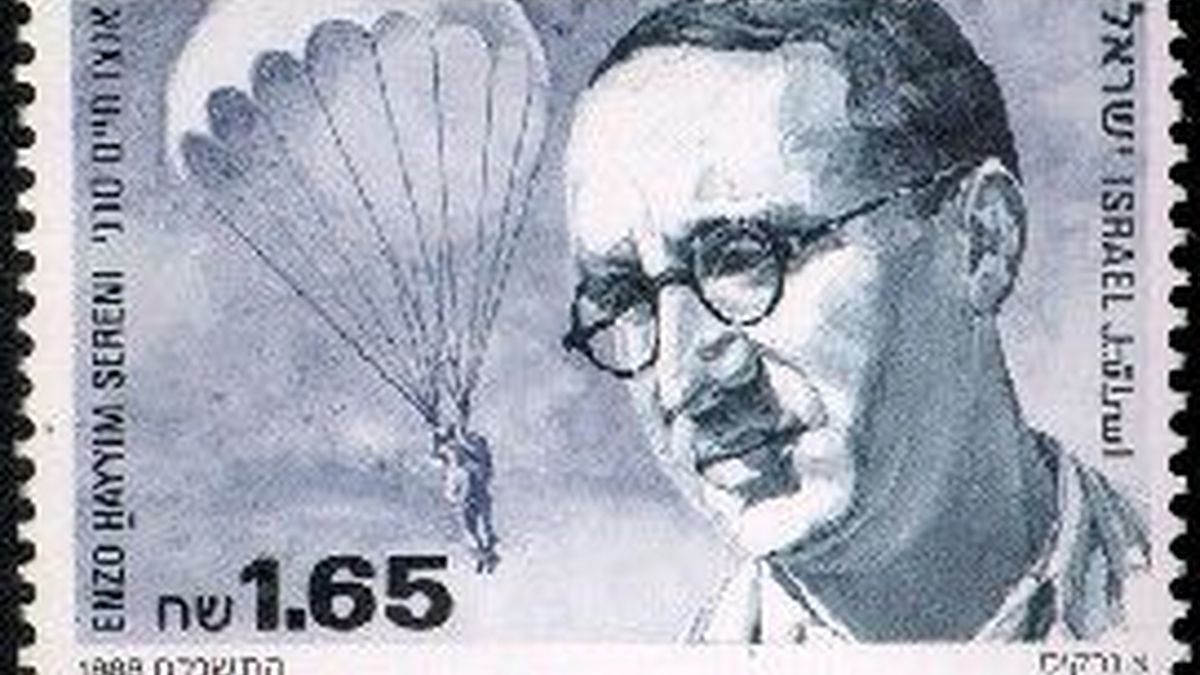 Enzo Sereni: Briefmarke des italischen Zionisten und Weggefährten Chana Szenes‘