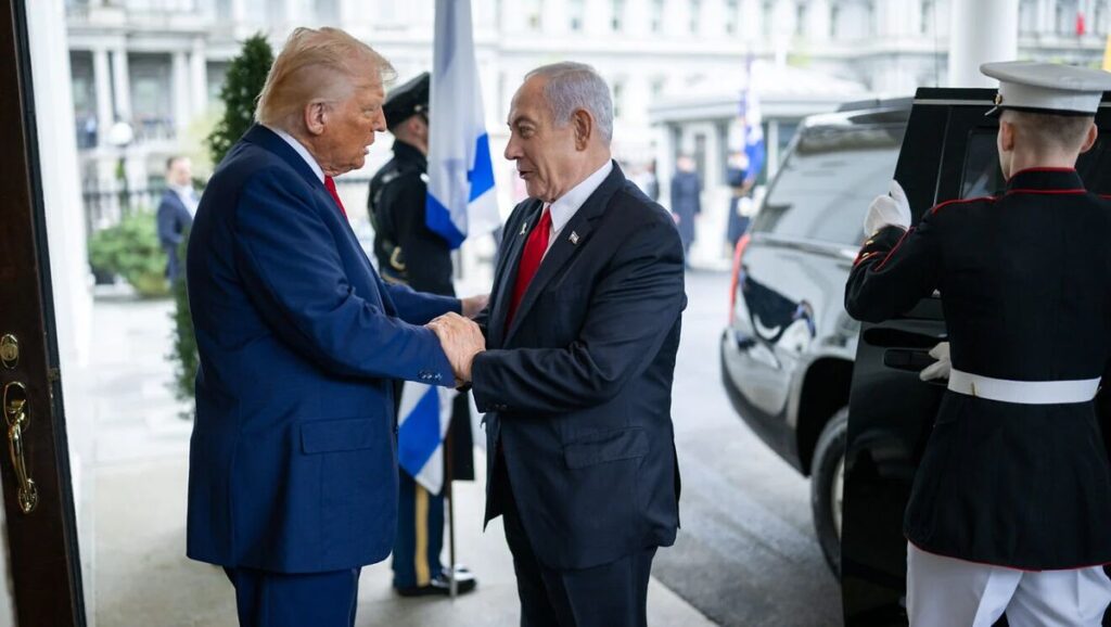 Israels Premier Netanjahu zu Gast bei US-Präsident Trump in Washington