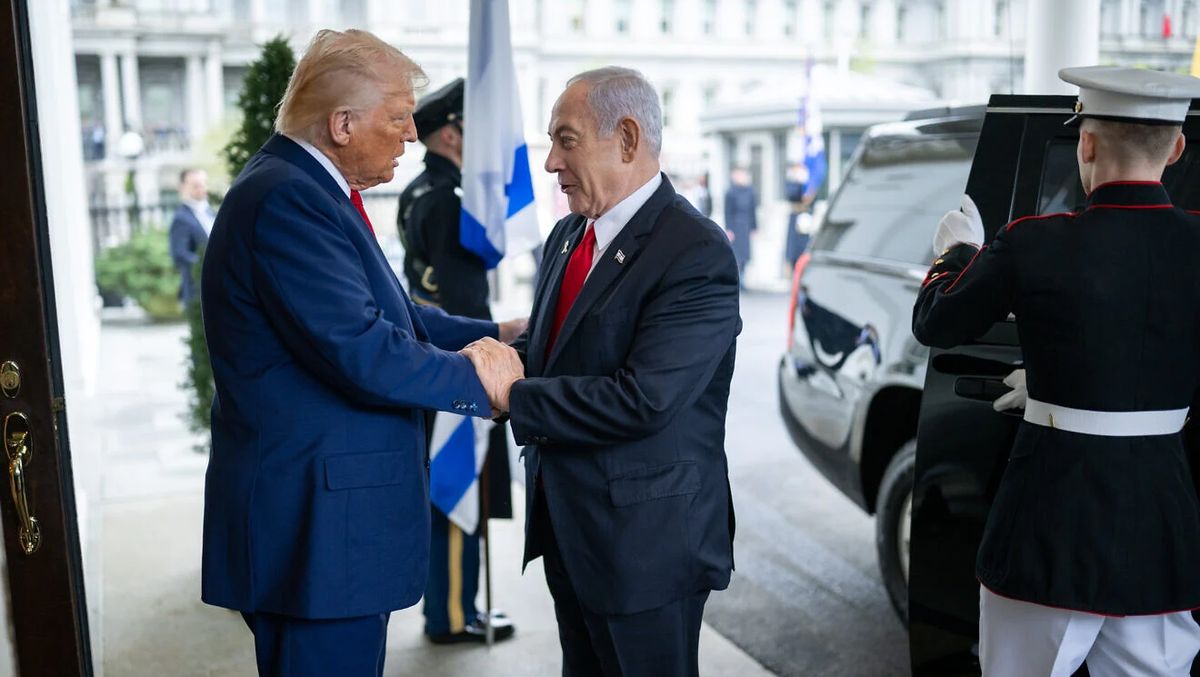 Israels Premier Netanjahu zu Gast bei US-Präsident Trump in Washington