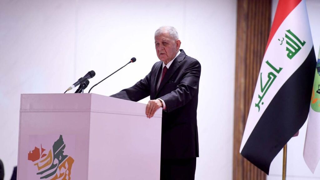 Der irakische Präsident Abdul Latif Jamal Rashid